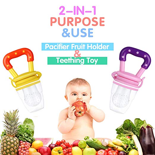 Baby teething fruit store holder