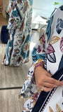 Colorful abaya/ travel wear