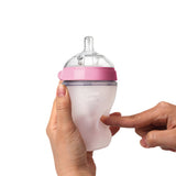 Comotomo Baby Bottle, Pink, 8 Ounce