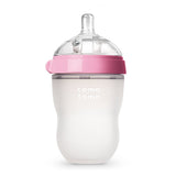 Comotomo Baby Bottle, Pink, 8 Ounce