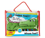 Soft Activity Book - Whose Feet